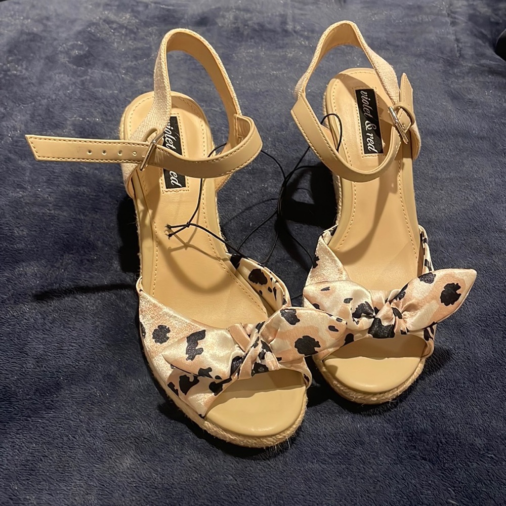 Violet & Red Miloh Printed Tie Wedge